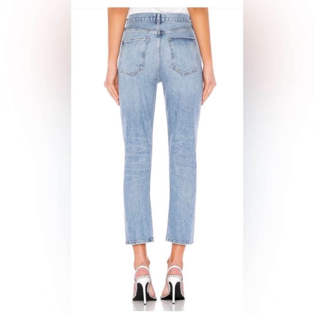 Agolde Riley High Rise Straight Crop Jeans - Picture 3 of 15